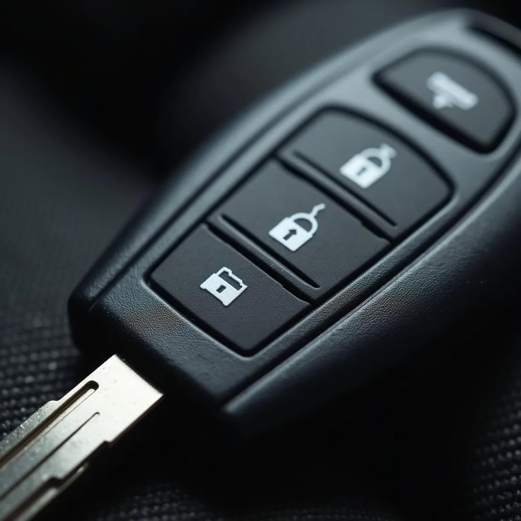 Car Key with Immobilizer Chip