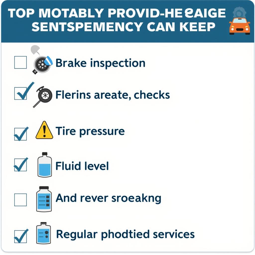 Car Maintenance Checklist