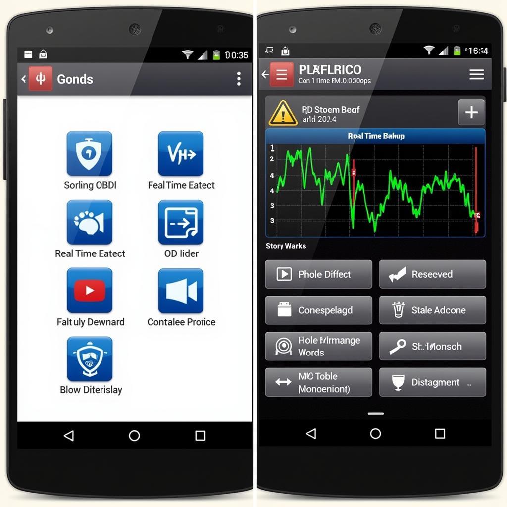 Car Scanner ELM OBD2 Pro App Interface