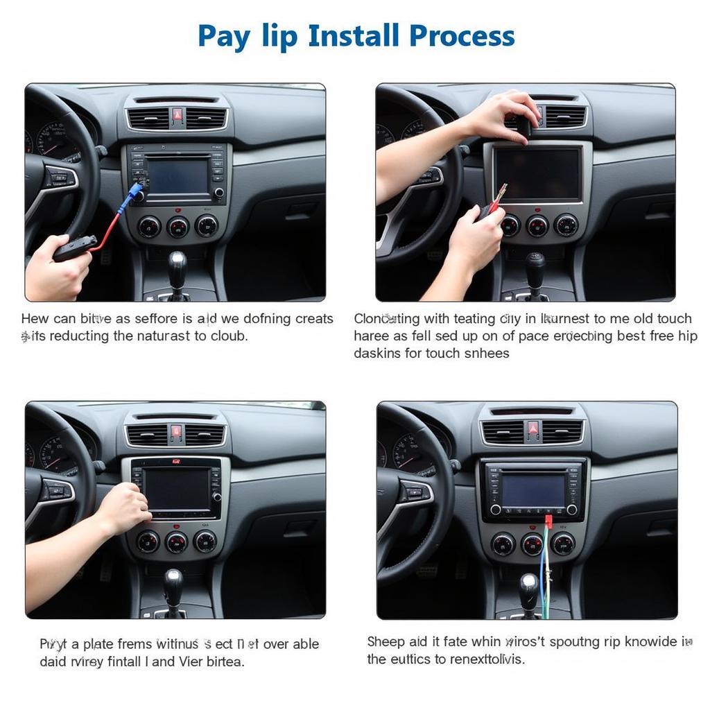 Car Touch Screen Installation