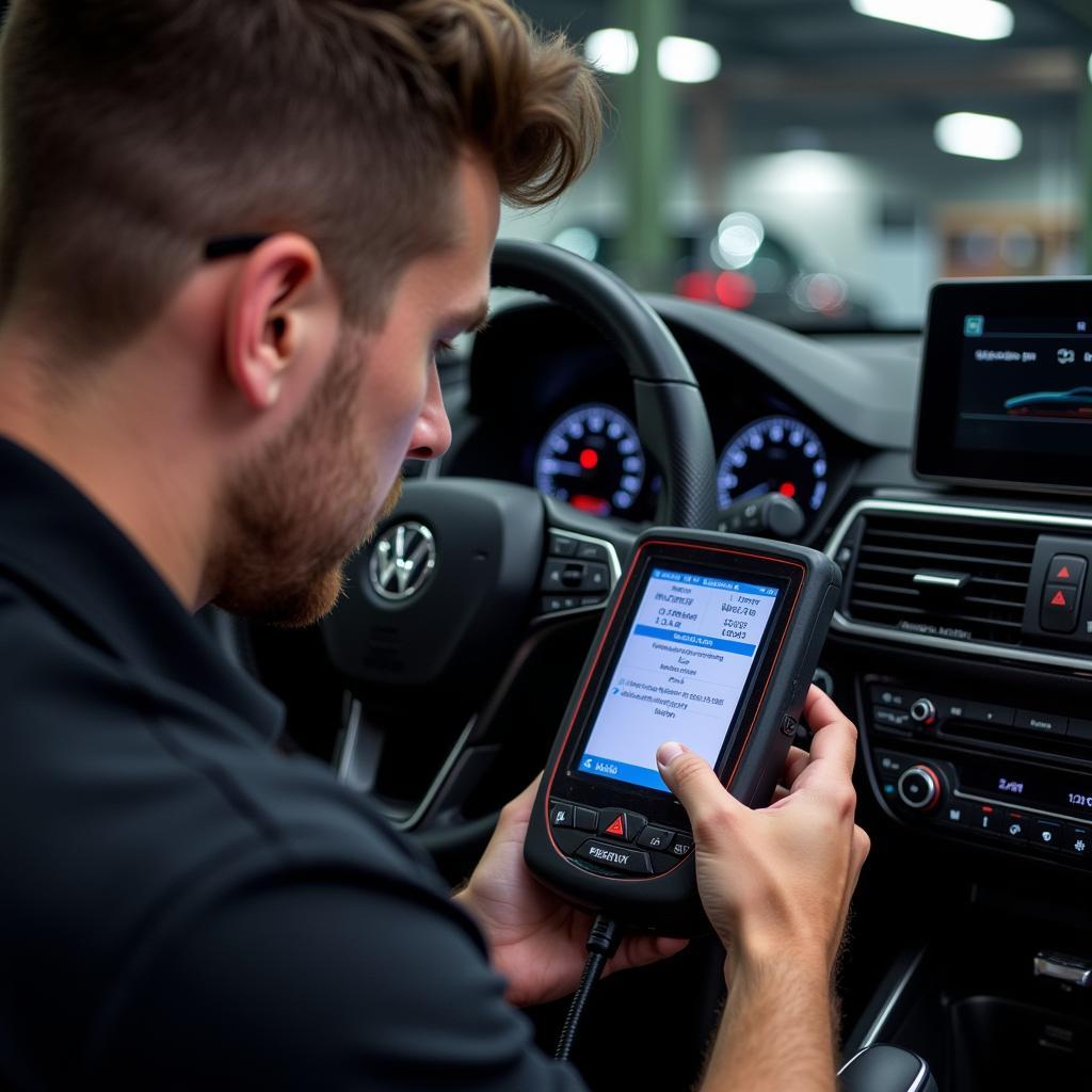 Car tuner using OBD2 scanner