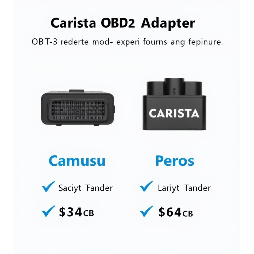 Comparison of Carista OBD2 Adapter and Carista Pro Adapter