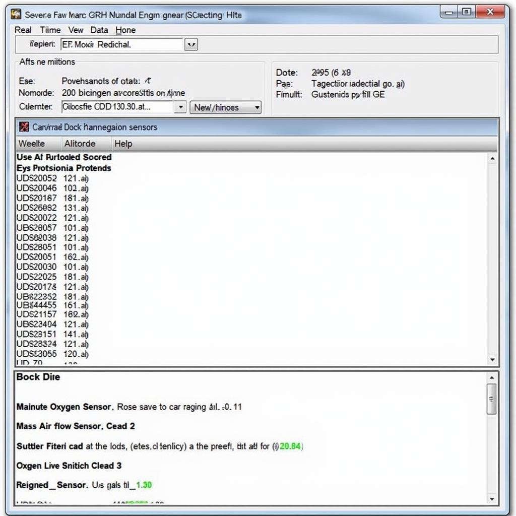 Carware OBD2 Scanner Live Data Stream