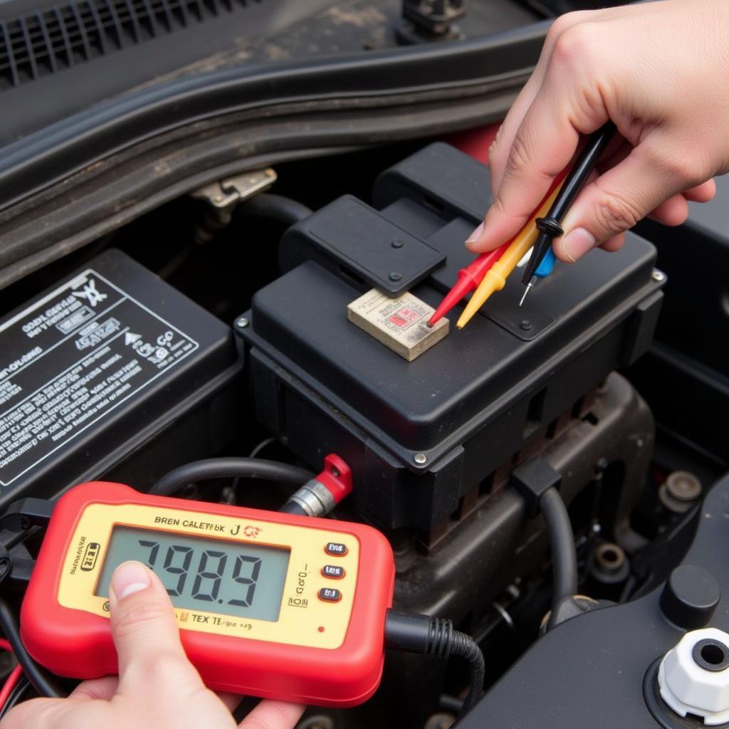 Checking Car Battery Voltage