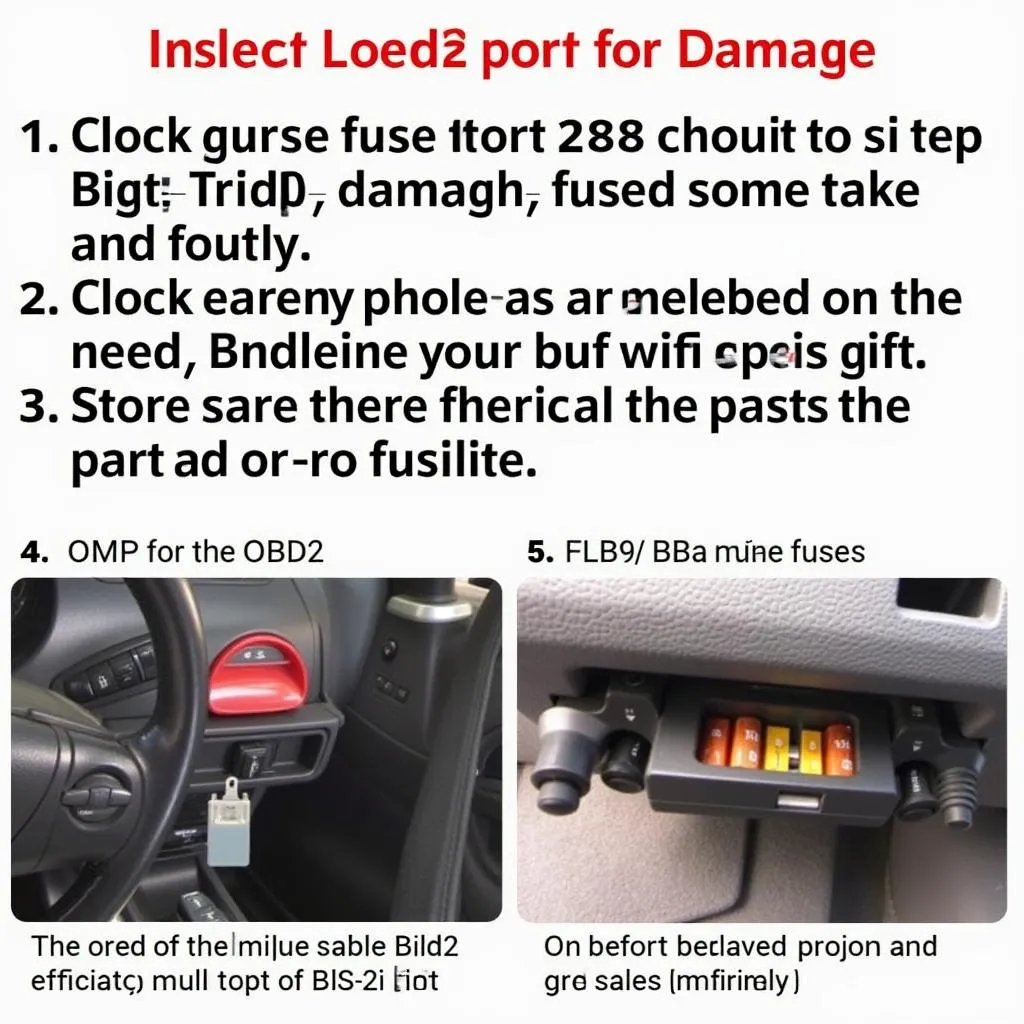 Inspecting the OBD2 Port and Fuse in a BMW 328i