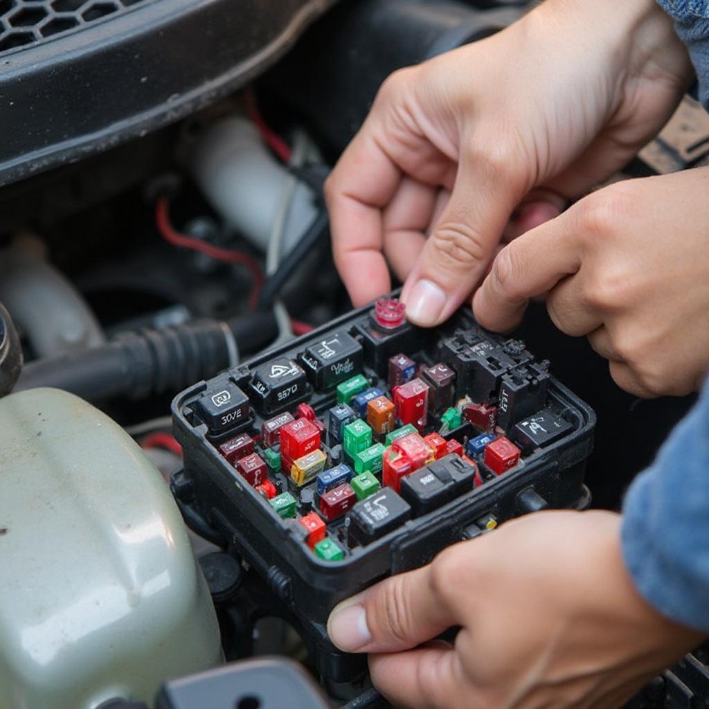 Inspecting the OBD2 Port Fuse