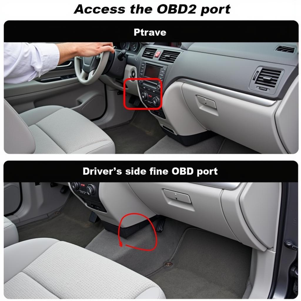 Accessing the OBD2 Port on a Chevrolet Cavalier Z24