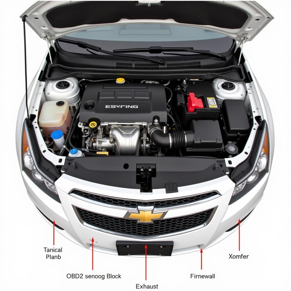 Chevy Cruze Eco Engine Bay