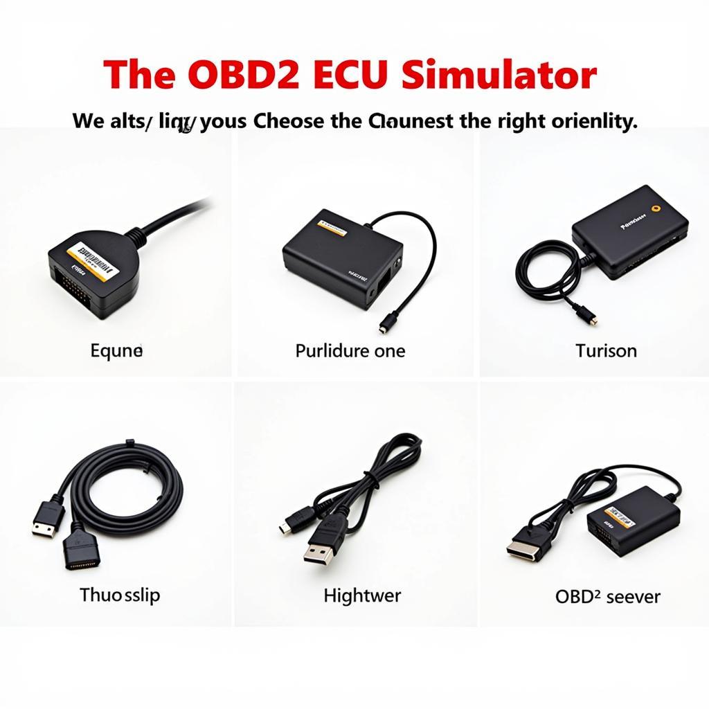 Variety of OBD2 ECU Simulators