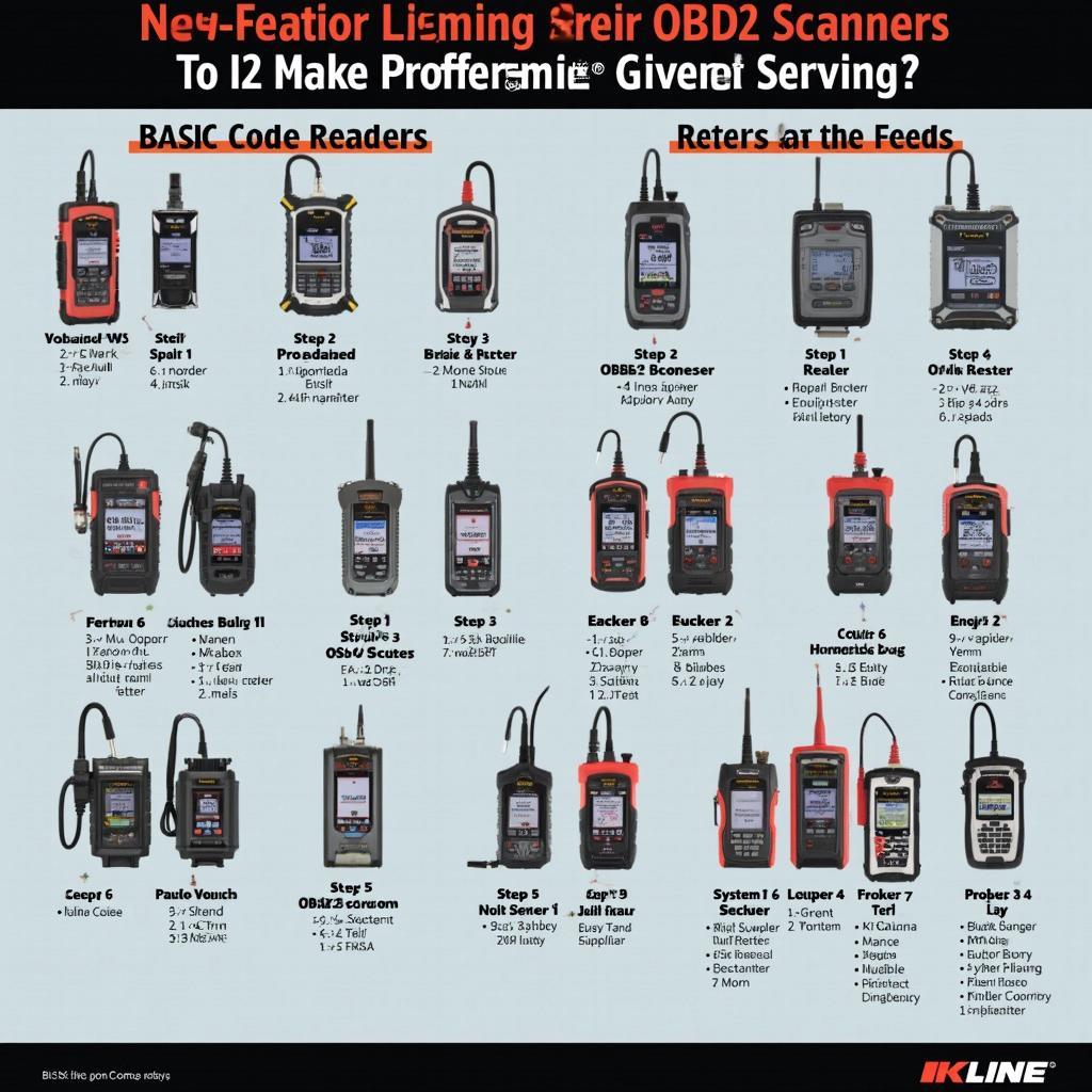 Different Types of Kline OBD2 Scanners Available on the Market