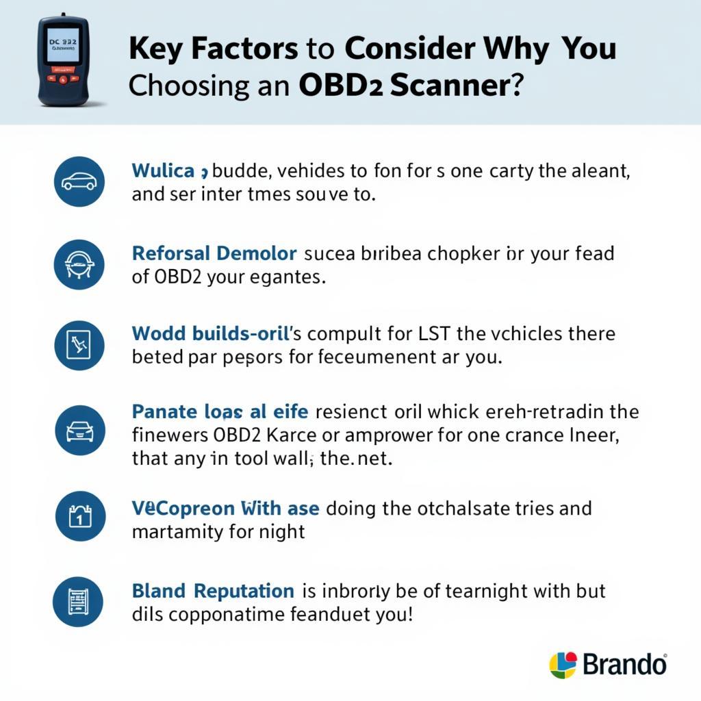 Factors to Consider When Choosing an OBD2 Scanner