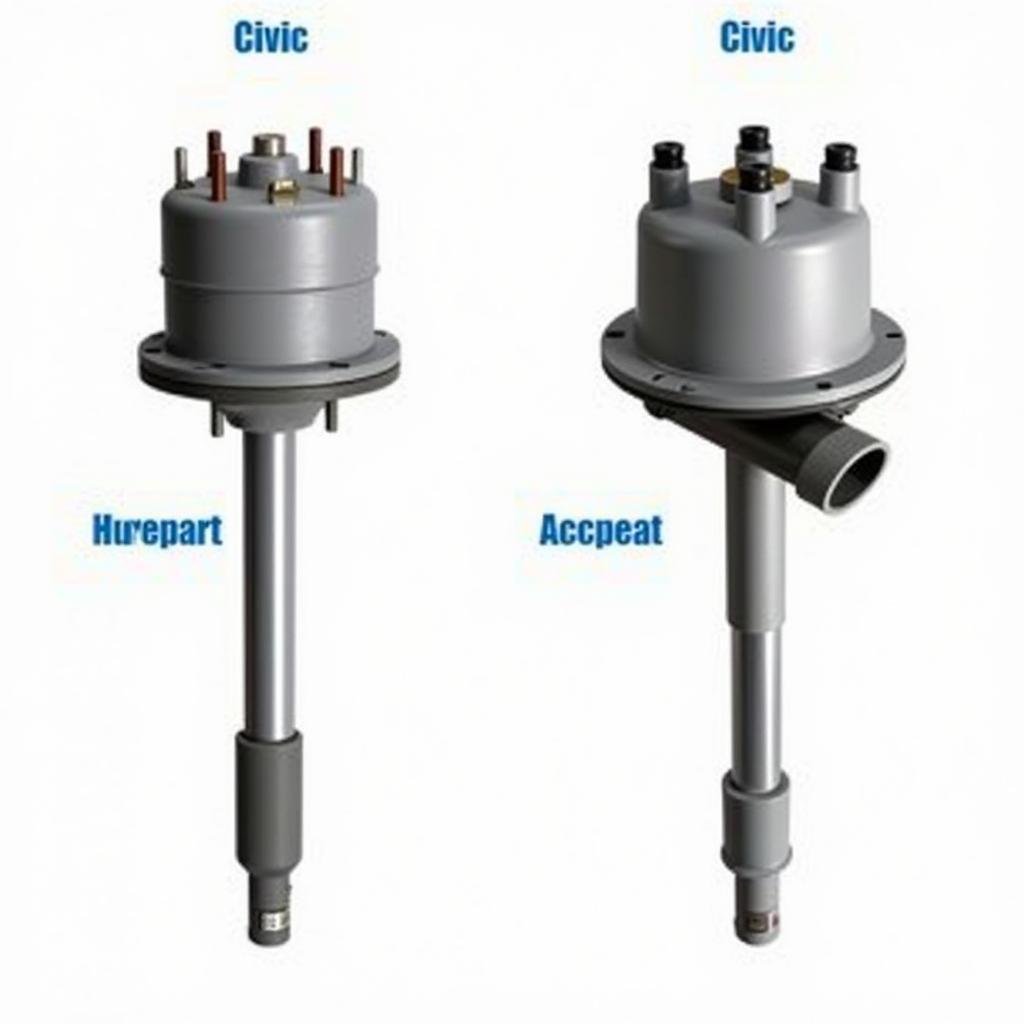 Civic vs. Accord Distributor Comparison