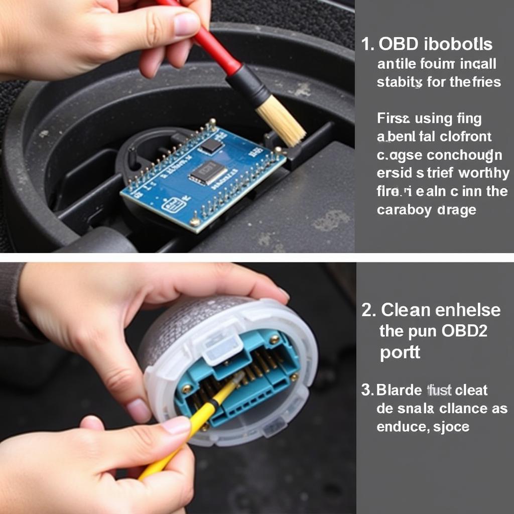 Cleaning OBD2 Port Pins