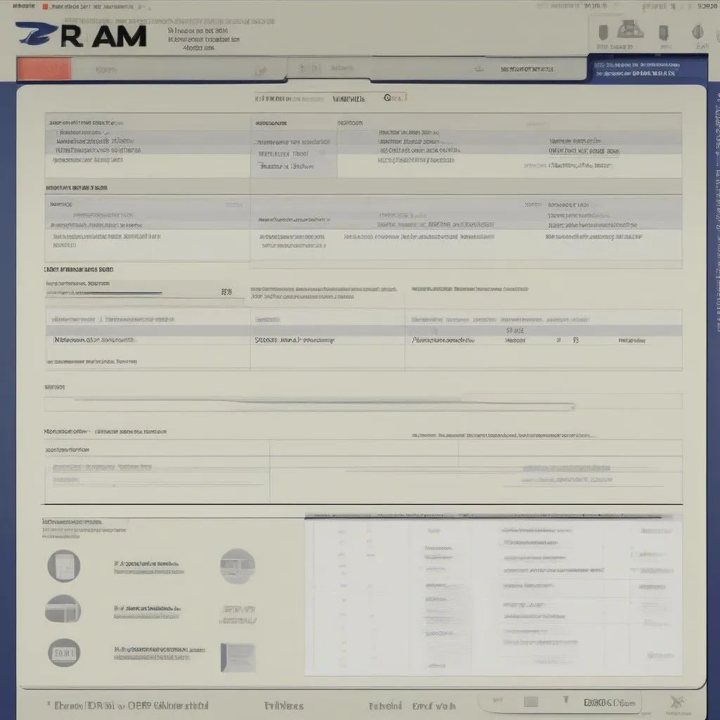 RAM Alpha OBD2 Scanner Displaying Diagnostic Trouble Codes