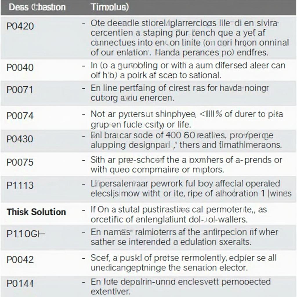 Common OBD2 Codes and Their Fixes