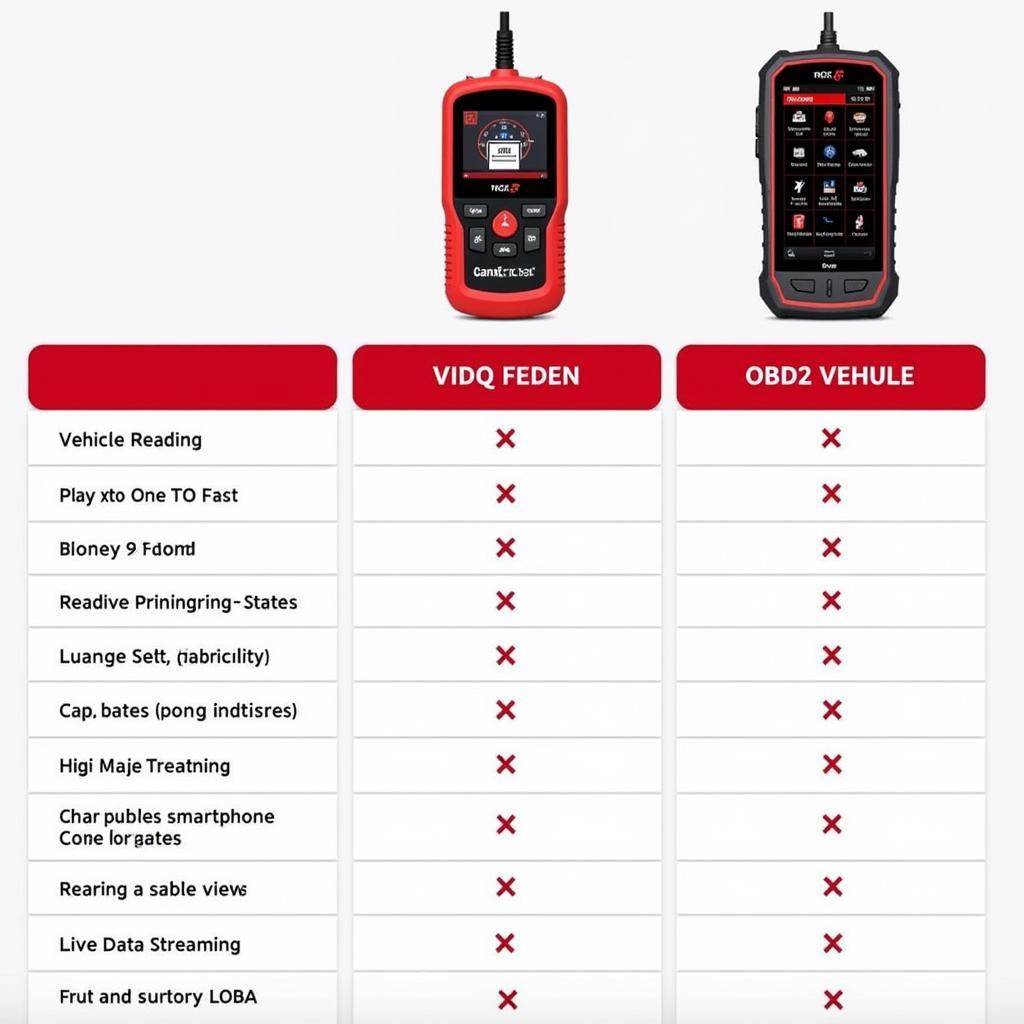 Comparing Vgate Maxiscan VS890 with competitors