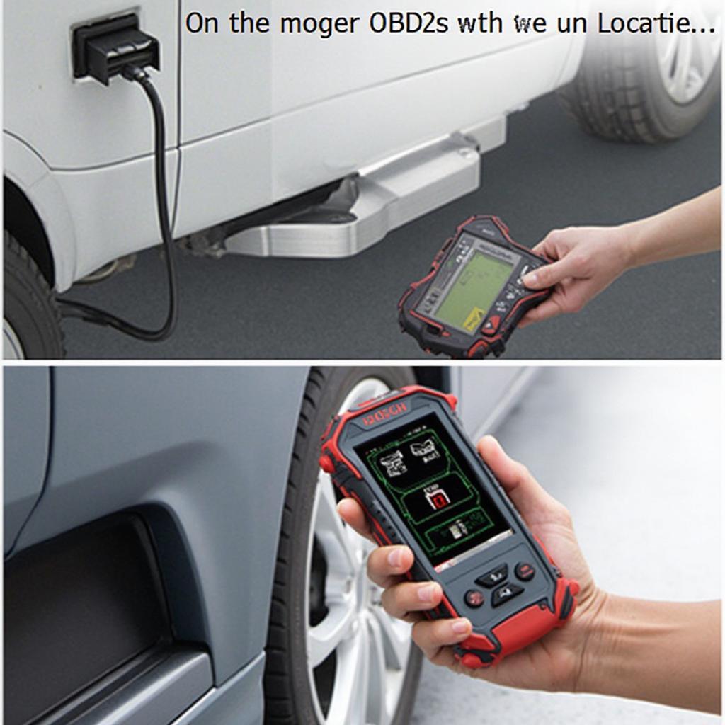 Connecting the Bosch OBD2 1050 to a Vehicle