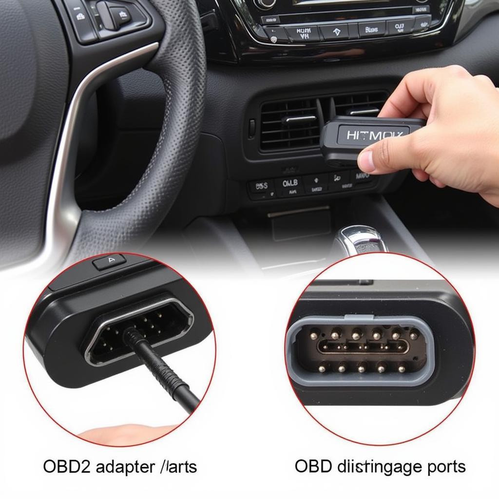 Connecting an OBD2 Adapter to a Car's OBD2 Port