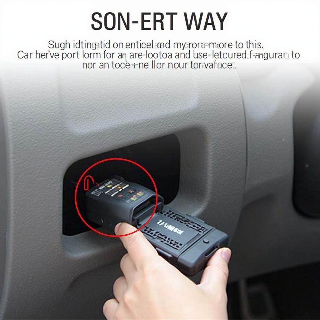 Connecting an OBD2 Scanner to a Car's OBD2 Port