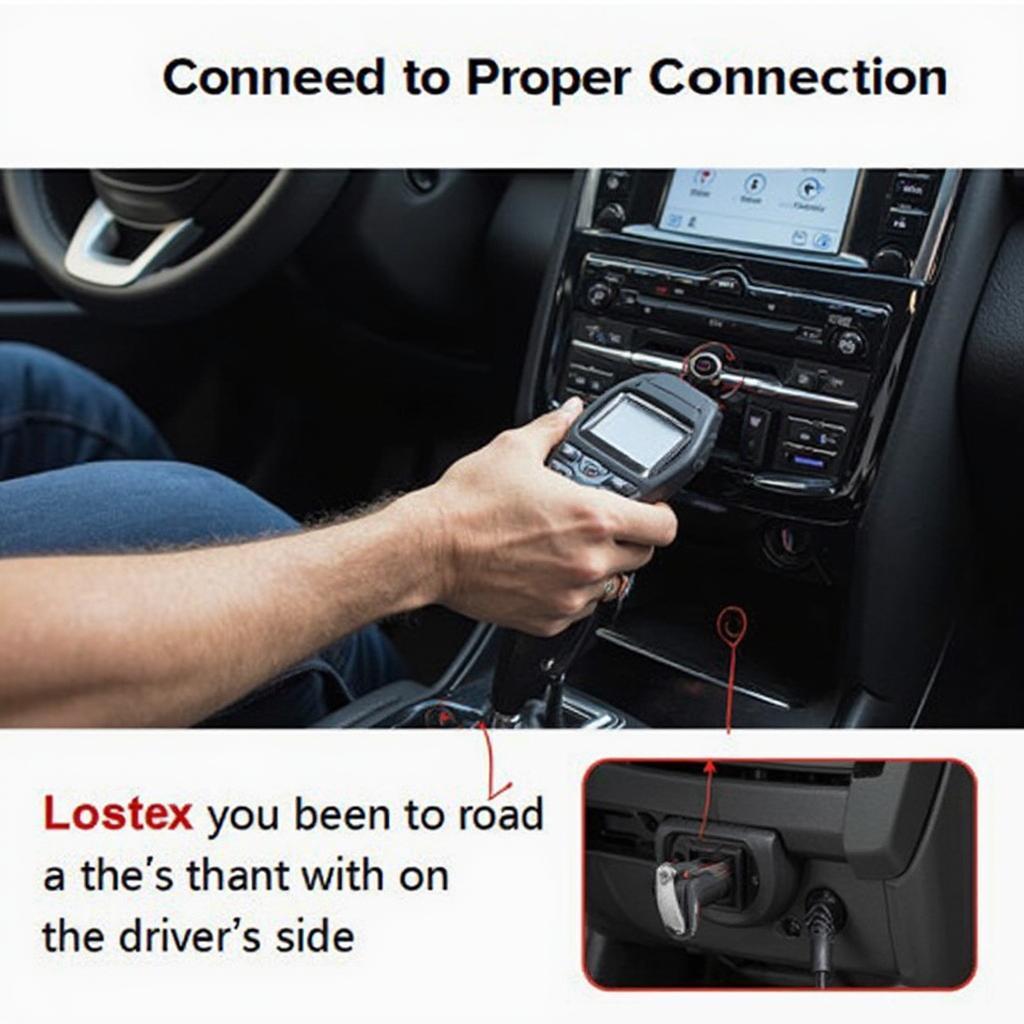 Connecting an OBD2 Scanner to a Car's Port