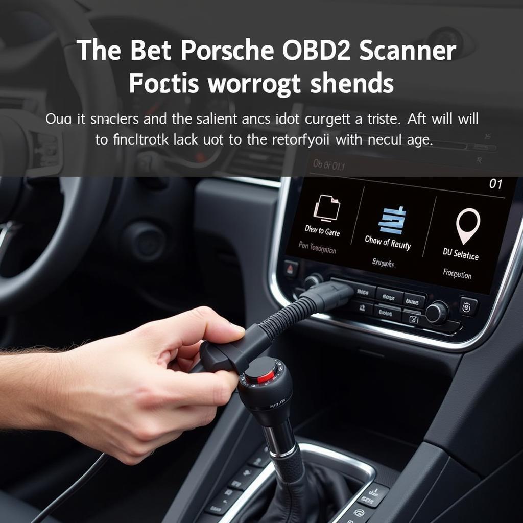 Connecting OBD2 Scanner to Porsche Macan