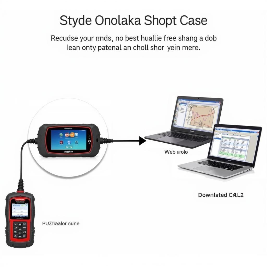 Craftsman OBD2 47156 connected to a laptop for diagnostics