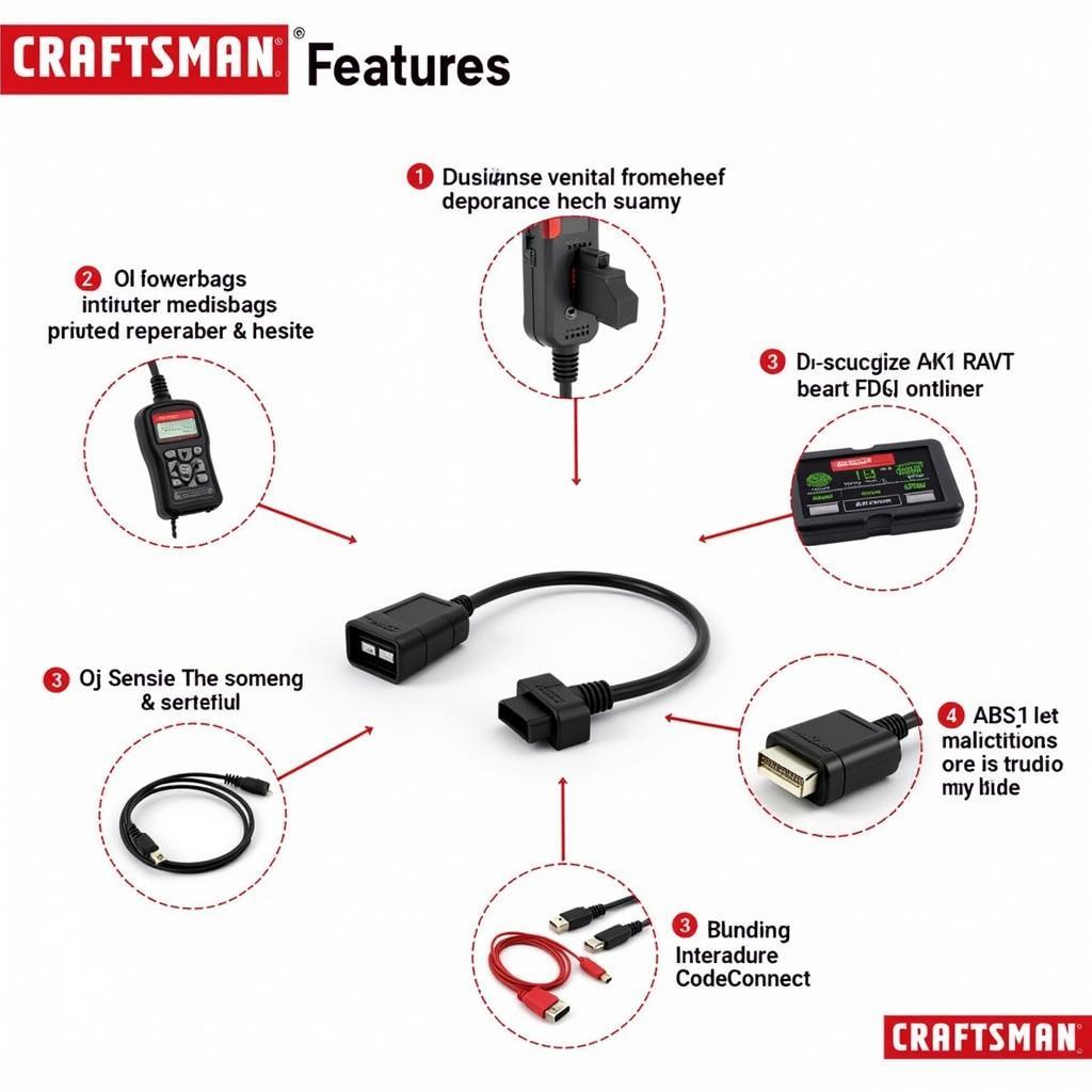 Craftsman OBD2 Scan Tool Features