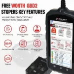 D900 OBD2 Scanner Key Features Displayed