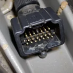 Damaged OBD2 DLC Connector