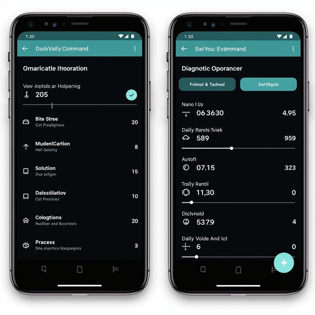 DashCommand app interface