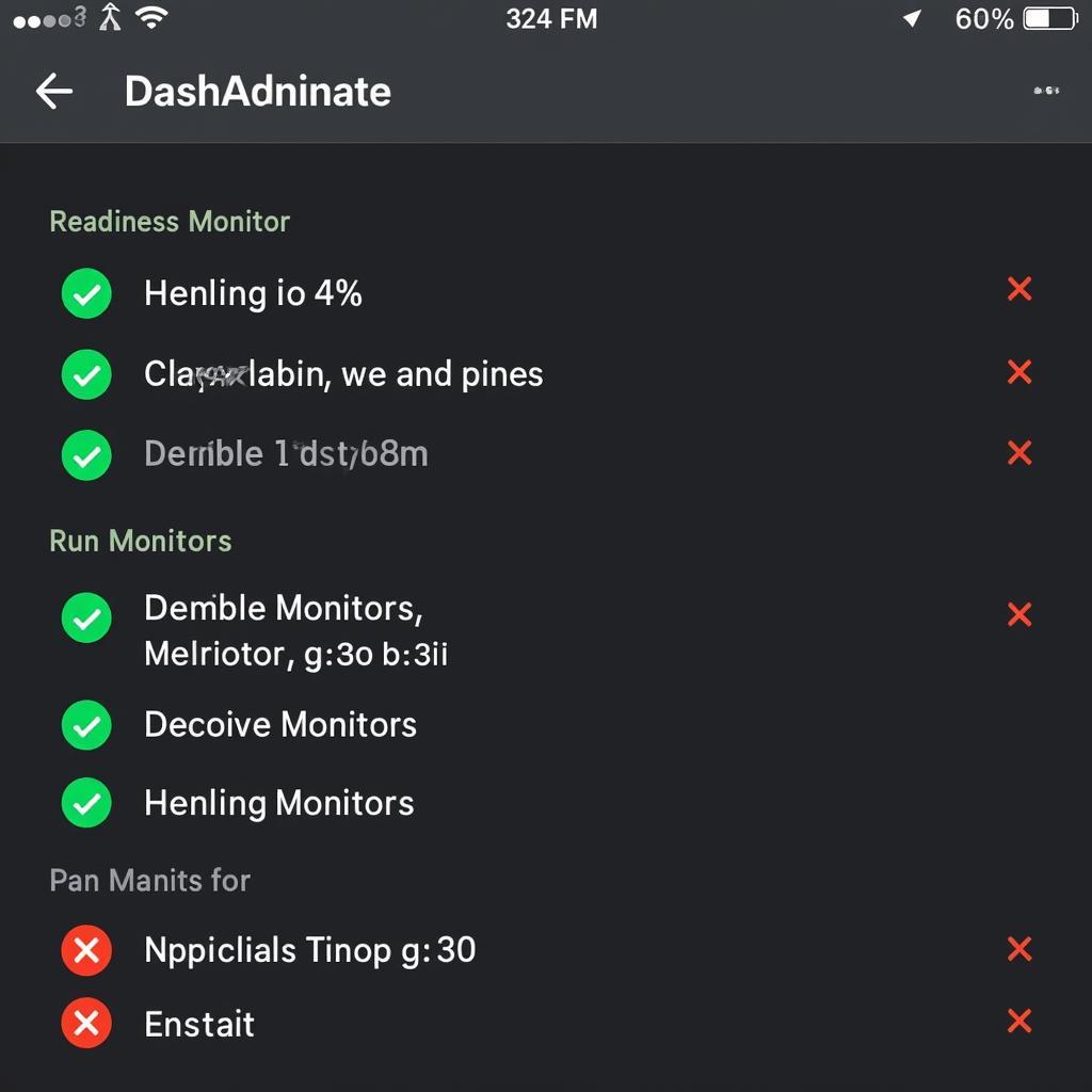 DashCommand Readiness Monitor Display