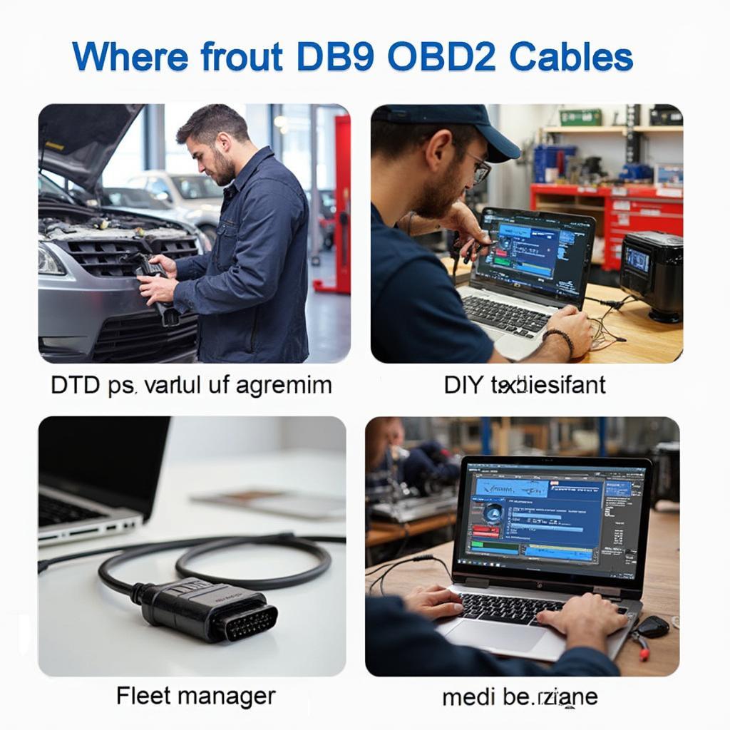 Various Applications of DB9 OBD2 Cables in Automotive Settings