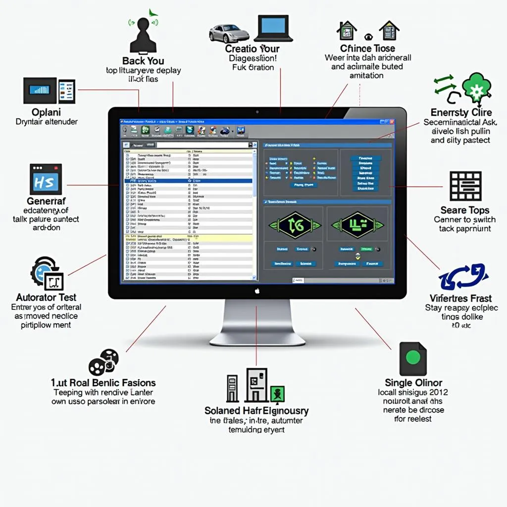 Delphi OBD2 software interface