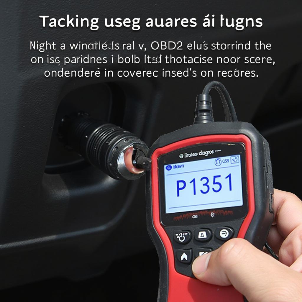 Diagnosing P1351 with OBD2 Scanner