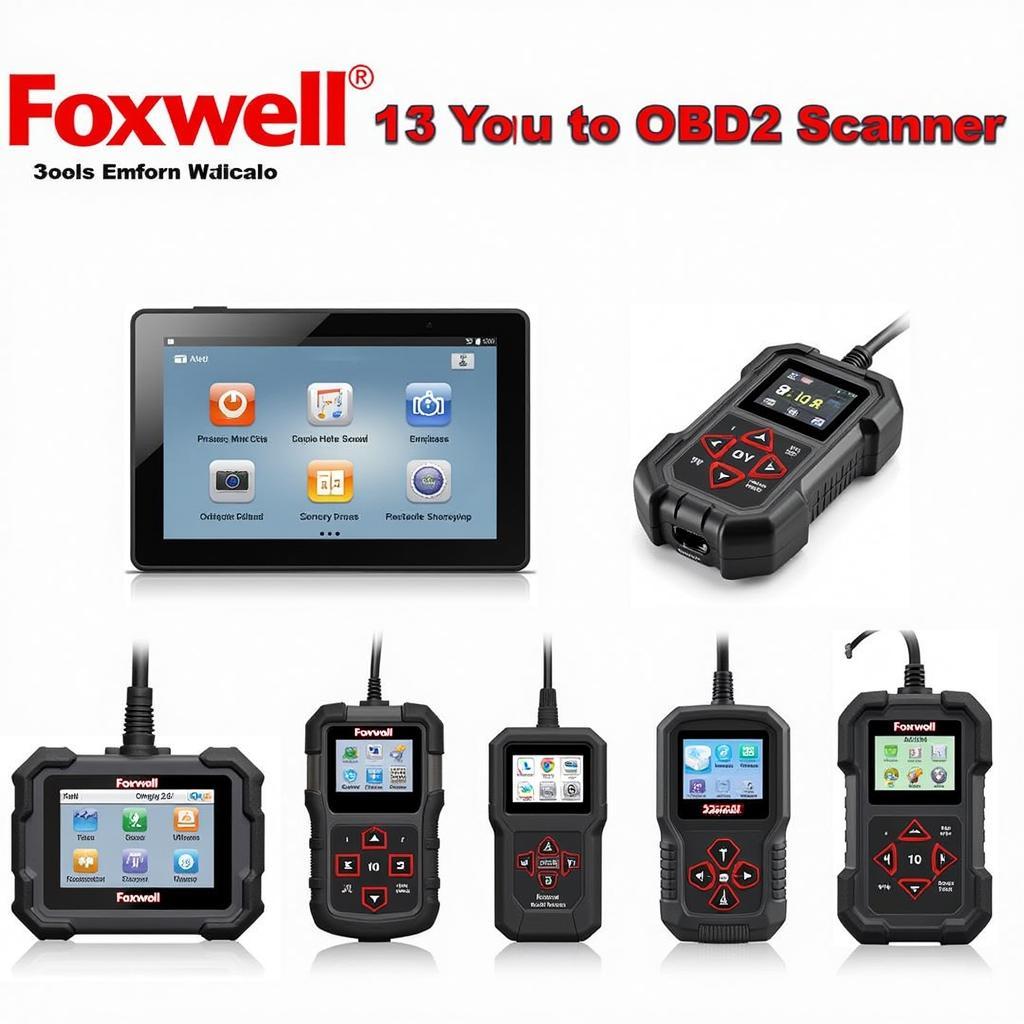 Different Foxwell OBD2 Scanners