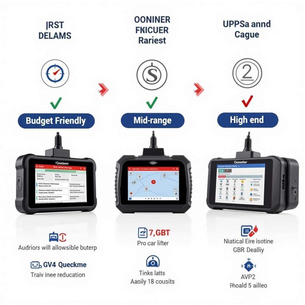 Various OBD2 Scanners for Different Budgets