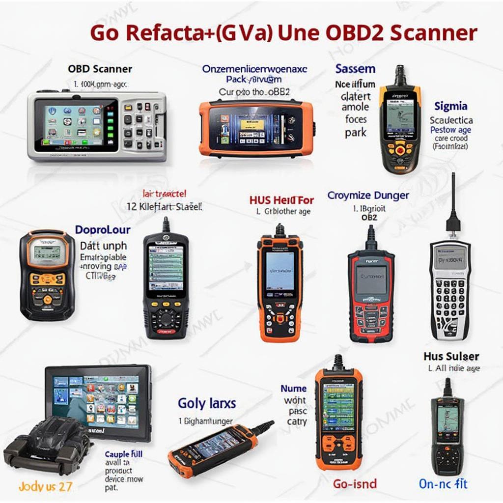 Various OBD2 Scanners for Scooters