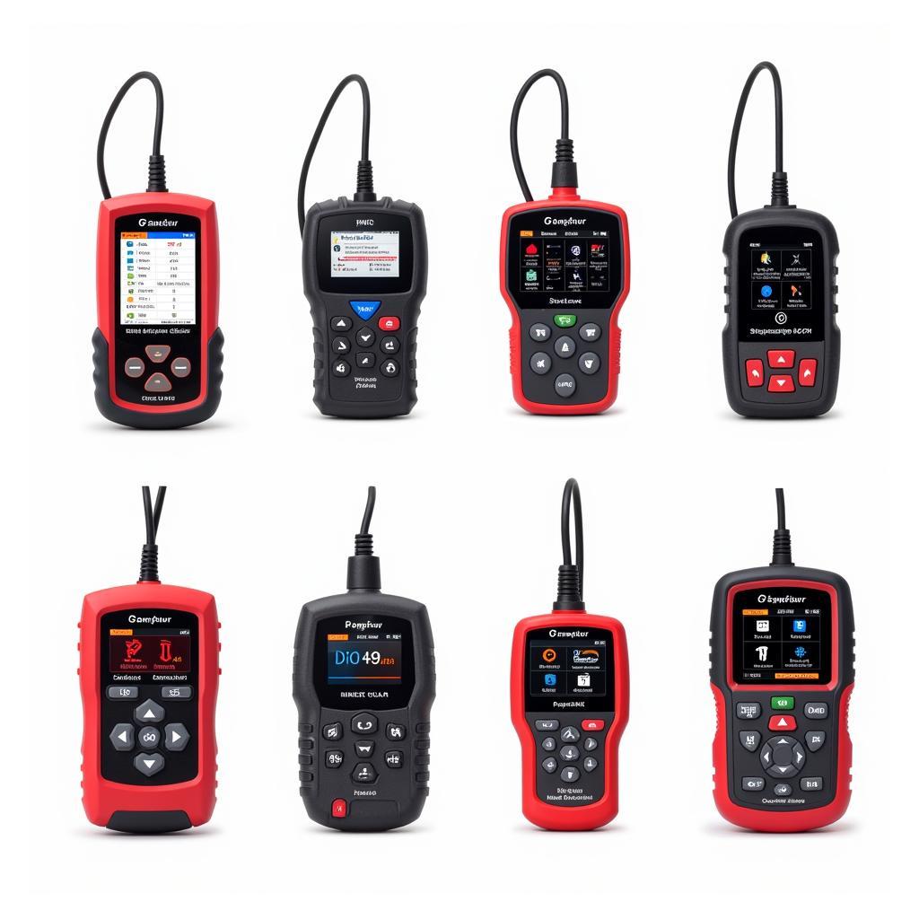 Various OBD2 scanners for car diagnostics