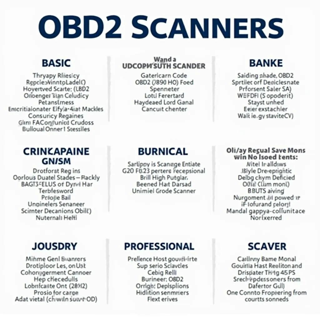 Types of OBD2 Scanners for Berlingo