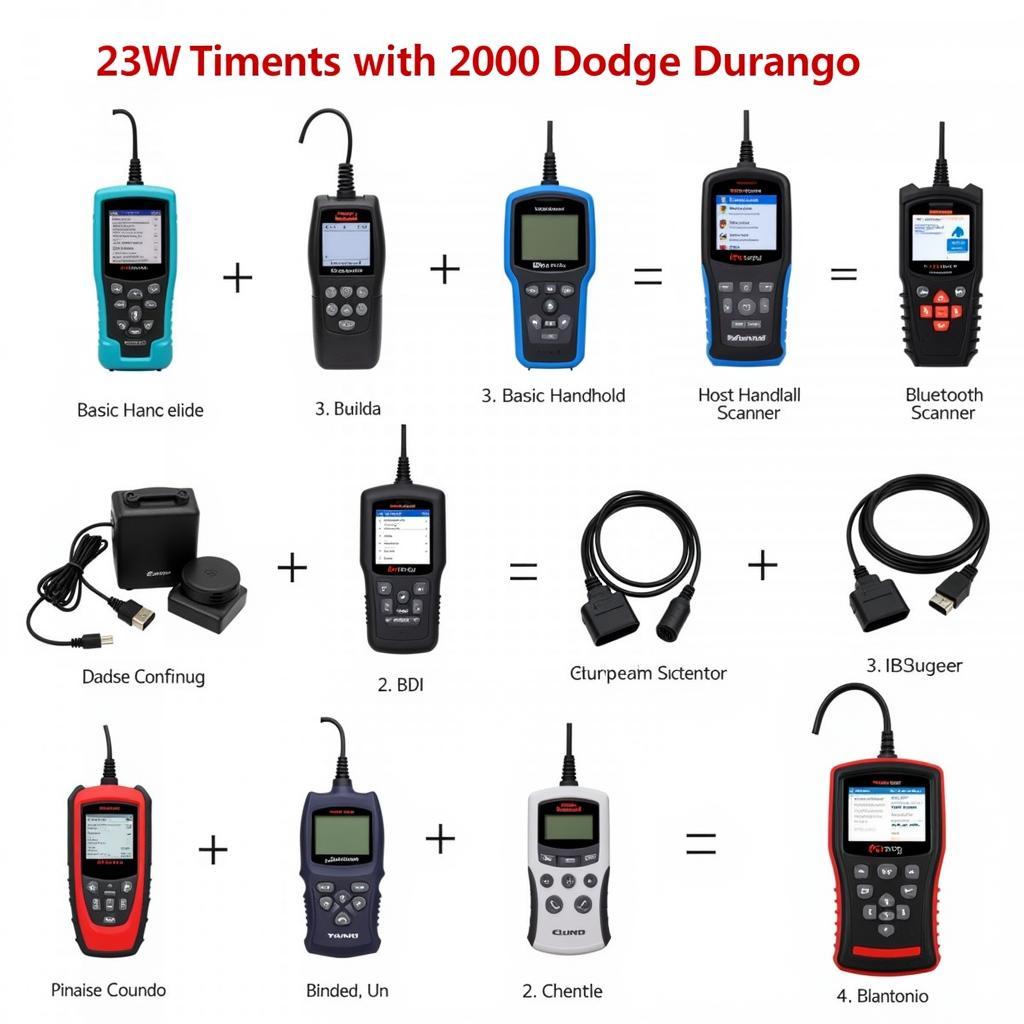 Various OBD2 Scanners Suitable for a 2000 Dodge Durango