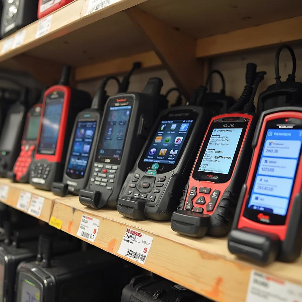 Various OBD2 Scanners on Display