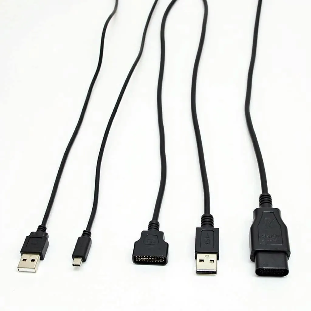 Variety of OBD2 USB cables