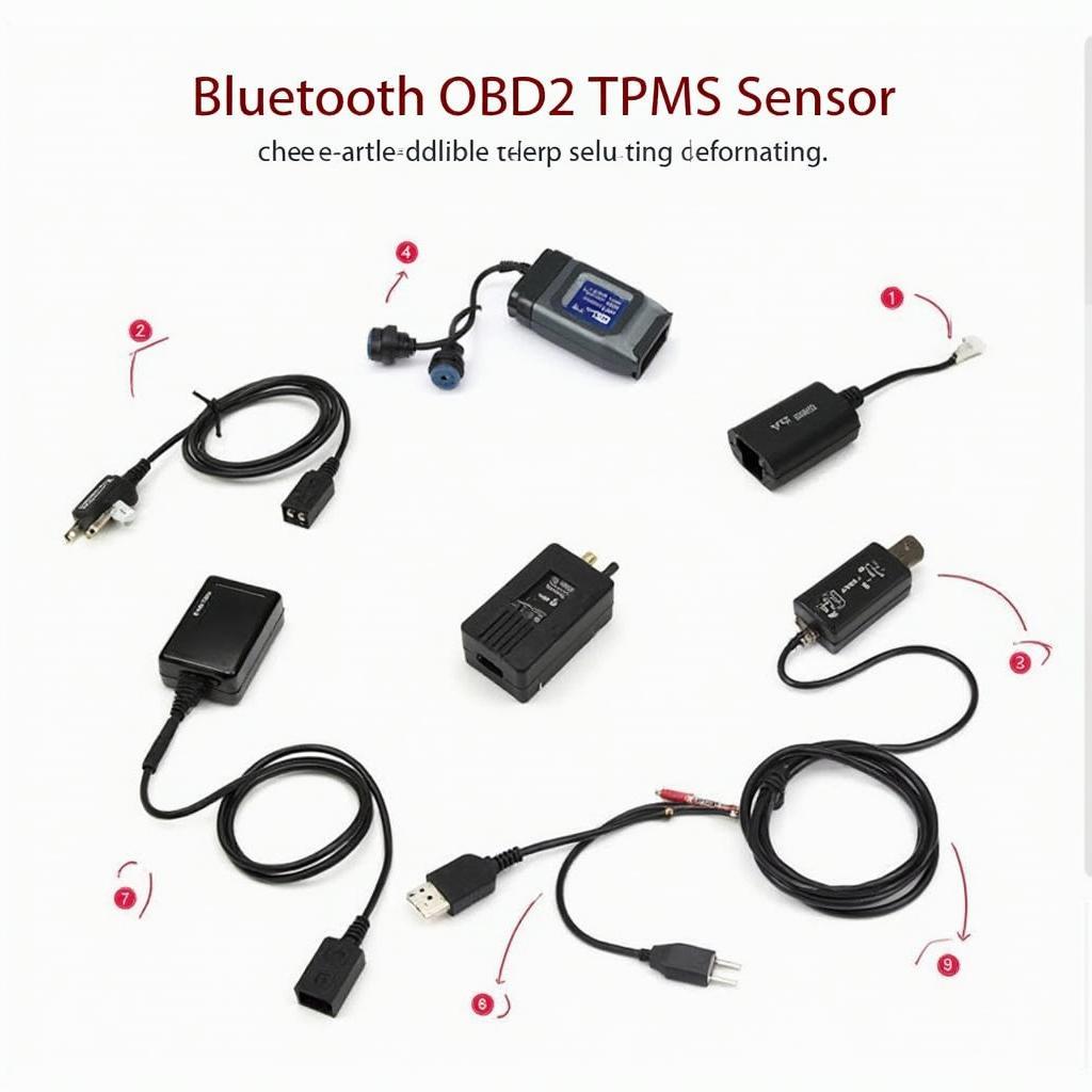 Various Bluetooth OBD2 TPMS Sensors Available