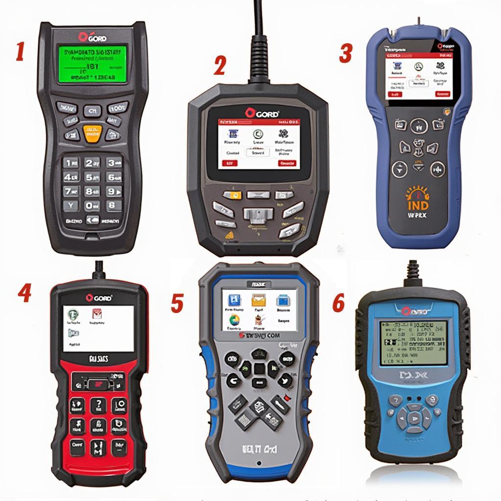 Different types of O Gord OBD2 scanners