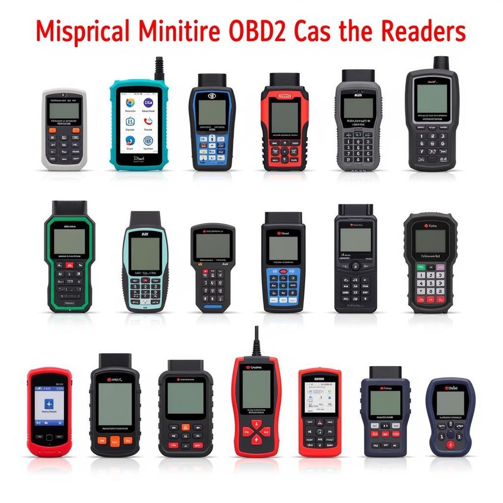 Various OBD2 code readers for a 2012 Toyota Camry Hybrid