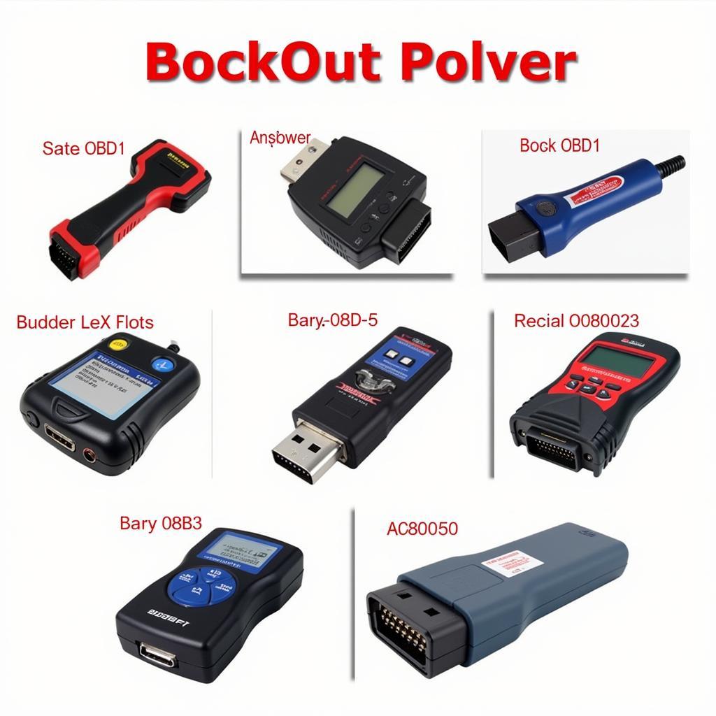 Various OBD2 Scanners