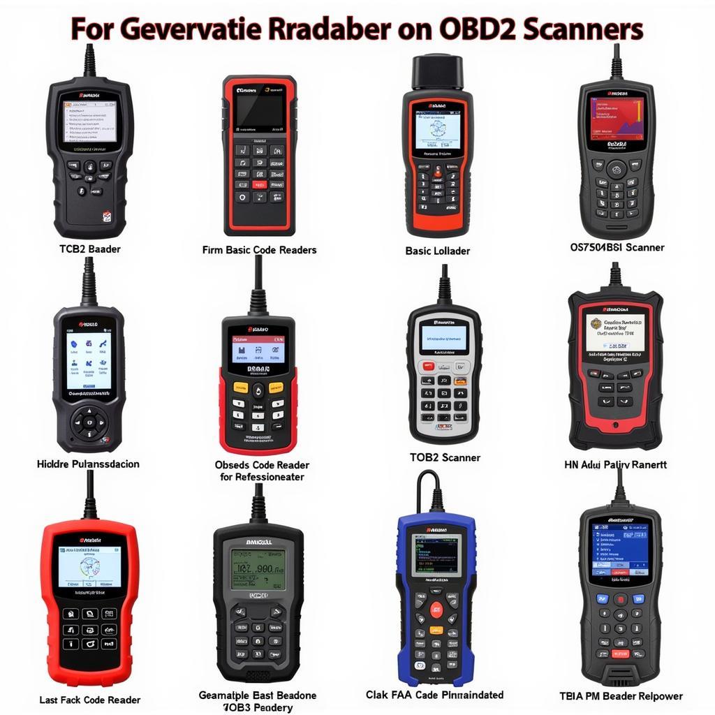 Variety of OBD2 Scanners