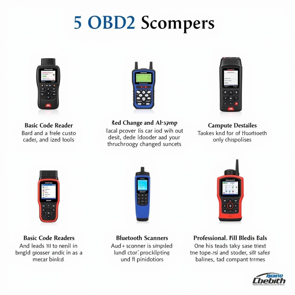 Various OBD2 Scanners