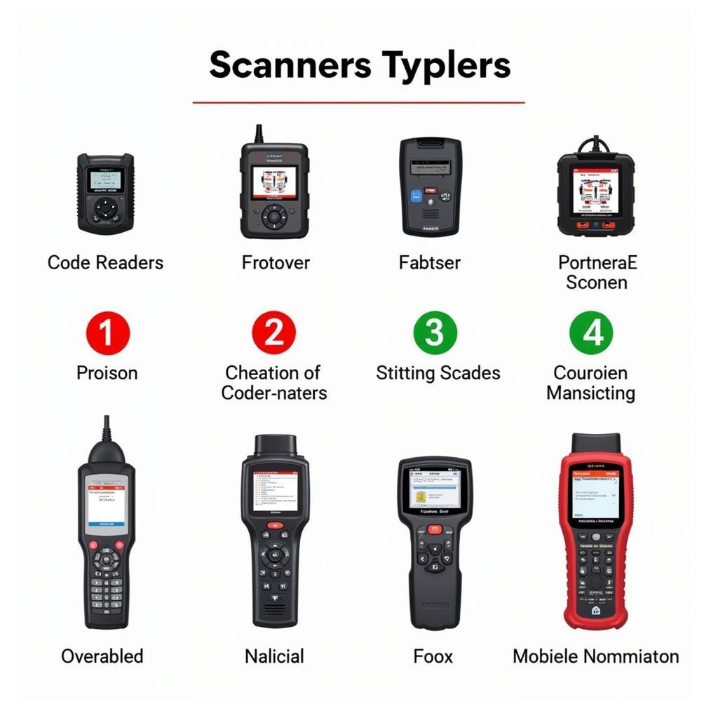 Variety of OBD2 Scanners