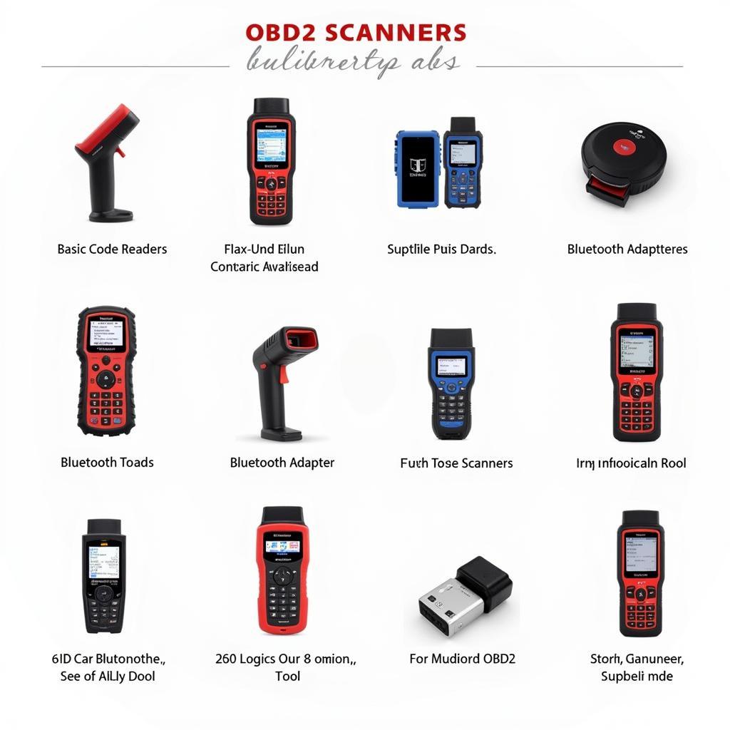 Various OBD2 Scanners Available